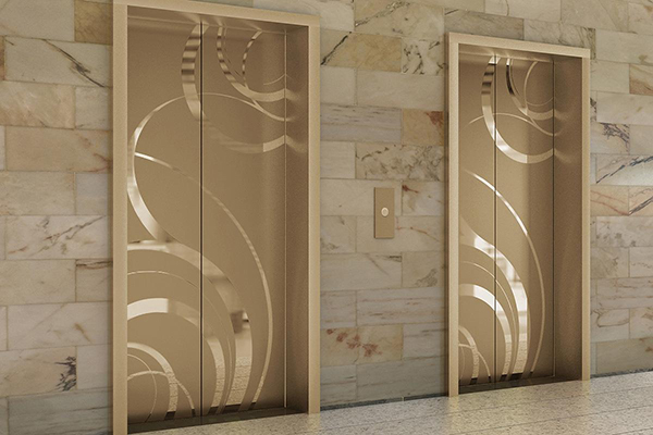 SS Gold ETCH Door